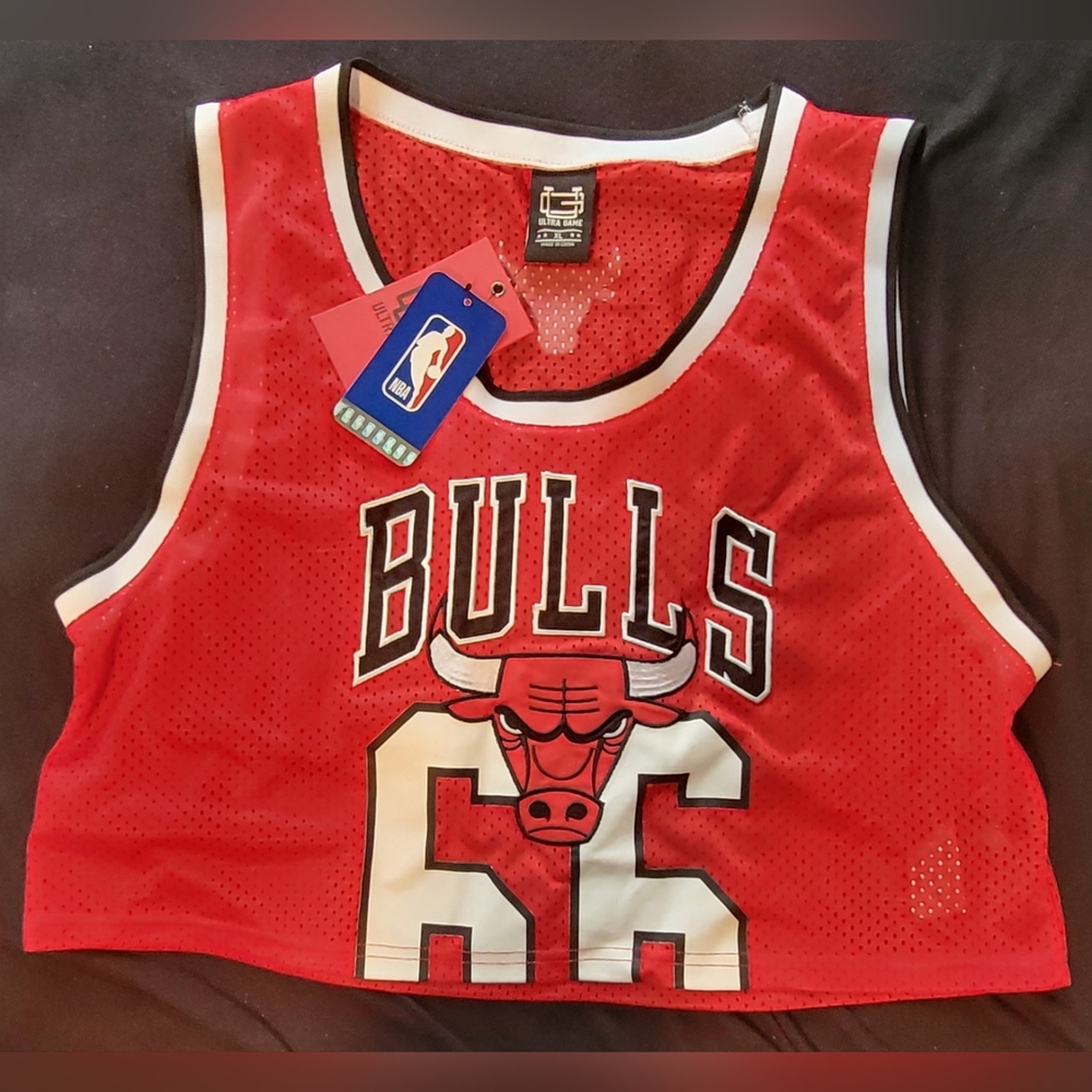 Chicago Bulls Red Jersey Top